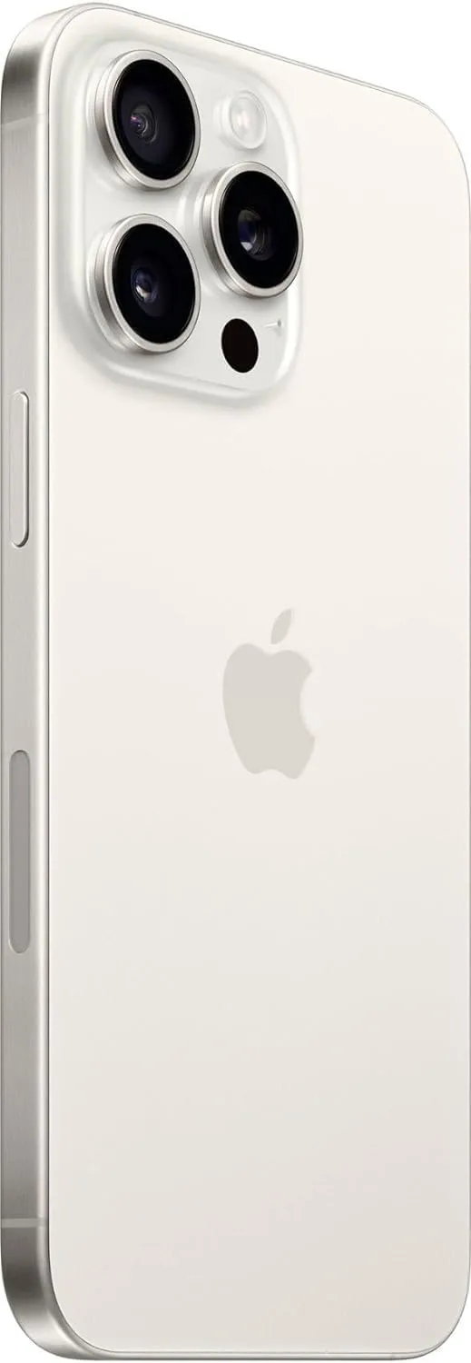 Apple iPhone 15 Pro, 1TB, White Titanium - Unlocked (Renewed Premium)