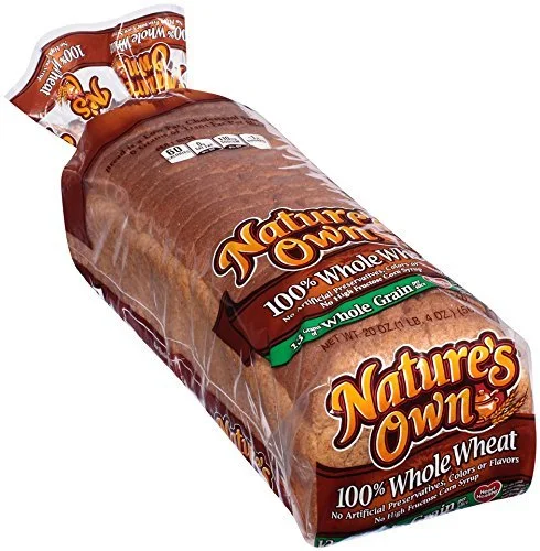 Loaf of Nature's Own Whole Wheat Bread