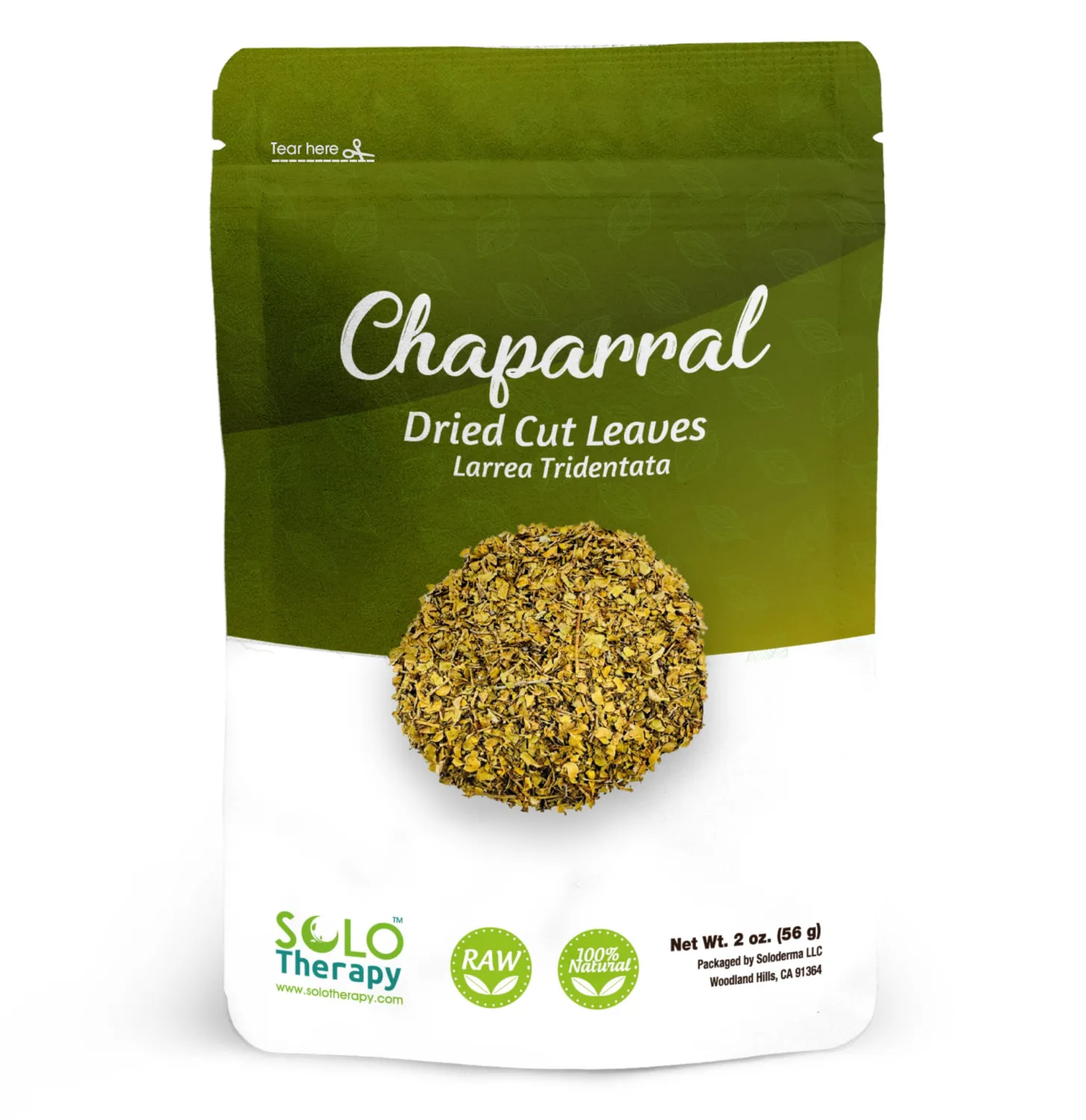 Chaparral Herb Cut and Sifted - 56 grams - Gobernadora Hierba - Chaparral Tea - Creosote Bush - Larrea Tridentata Resealable Bag - 56 grams - Premium Quality (Chaparral Herb)