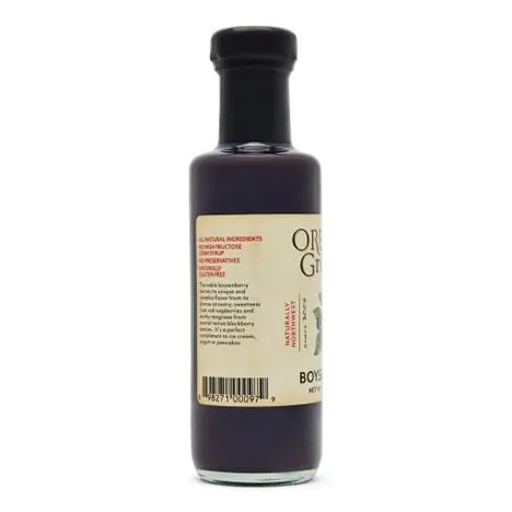 Oregon Growers Boysenberry Syrup - Boysenberry Syrup For Pancake, Syrup For Pancakes And Waffles, Berry Syrup For Pancakes And Waffles, Flavored Syrup For Pancakes - 8 Oz (Pack of 2)