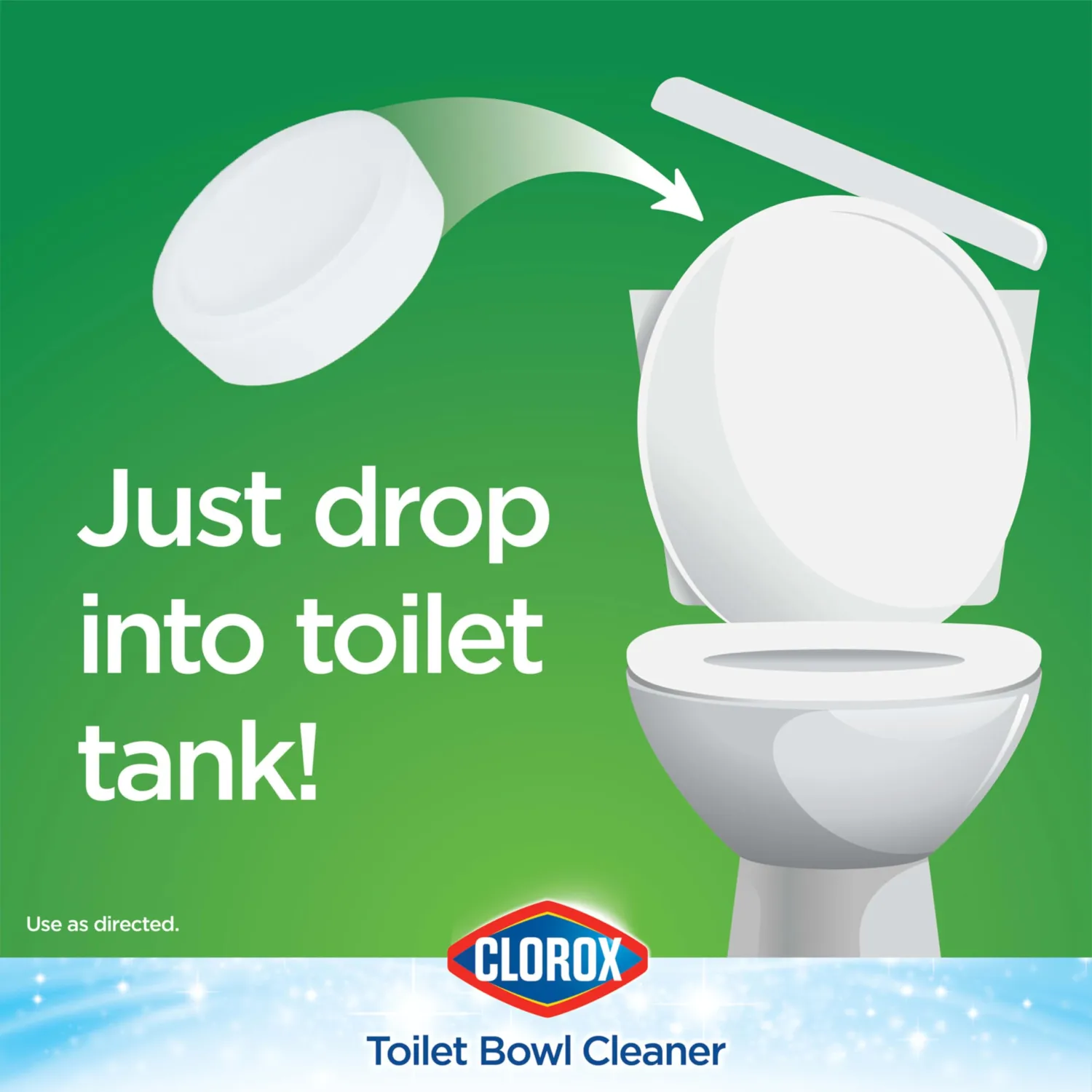 Clorox Ultra Clean Toilet Tablets Bleach 3.5 Ounces Each, 4 Count (package May Vary)