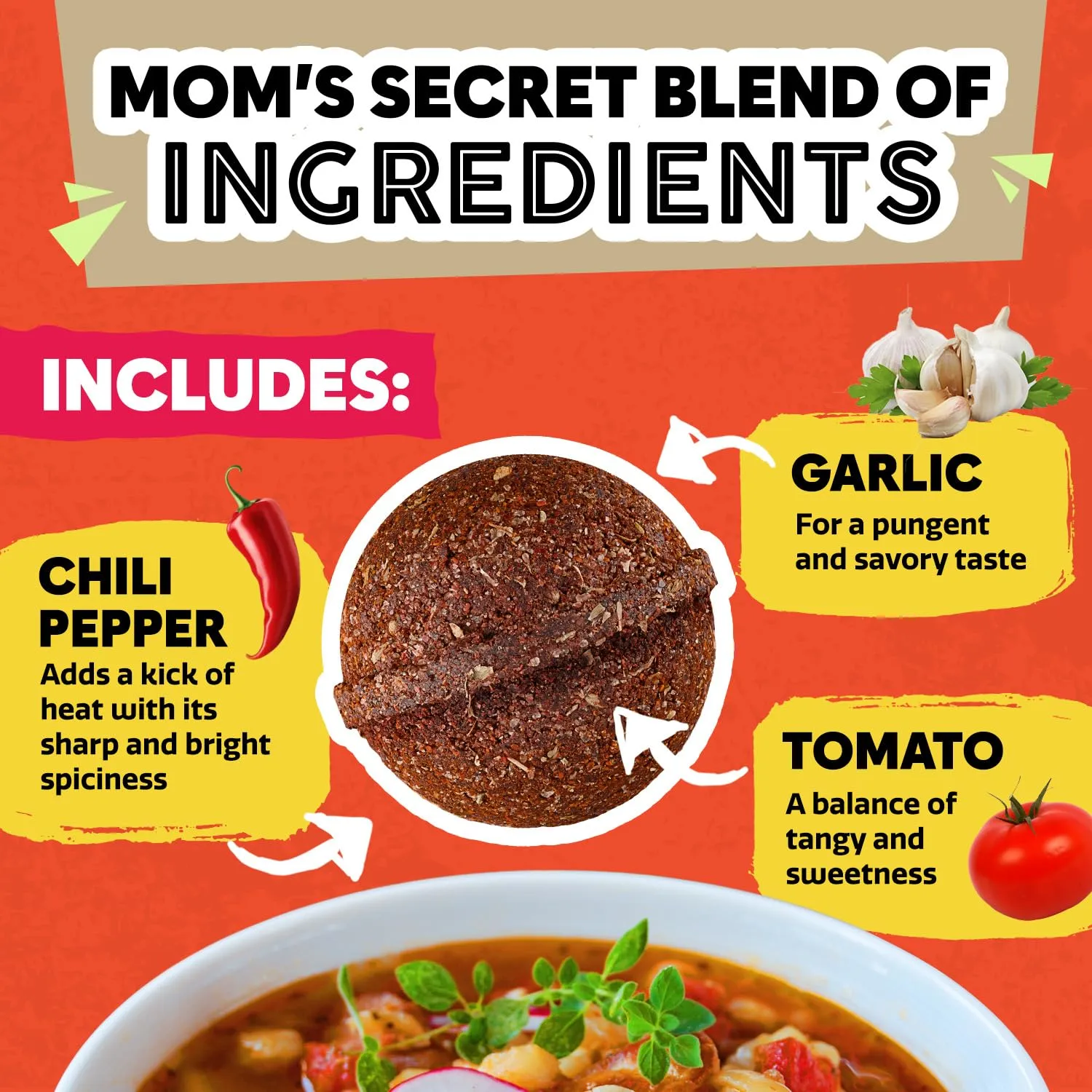 EZ Bombs Pozole Bomb Seasoning, Pack of 2 – Authentic Mexican Soup Mix for Traditional Pozole, Made with Real Chiles, Herbs & Spices for Quick and Flavorful Meals