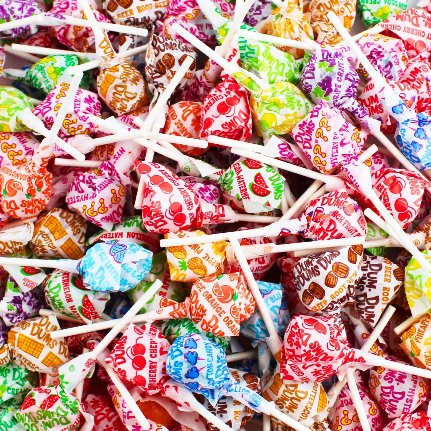 Assorted Dum Dum Lollipops Bulk - Dum Dums Suckers Bulk, DumDum Lollipops by Queen City Candy Cave (1 Pound)