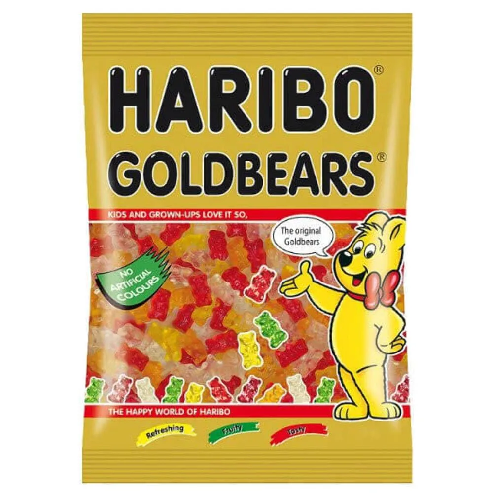 Haribo, Gummi Candies, Gold Bears, 5oz Bag- 6 pack