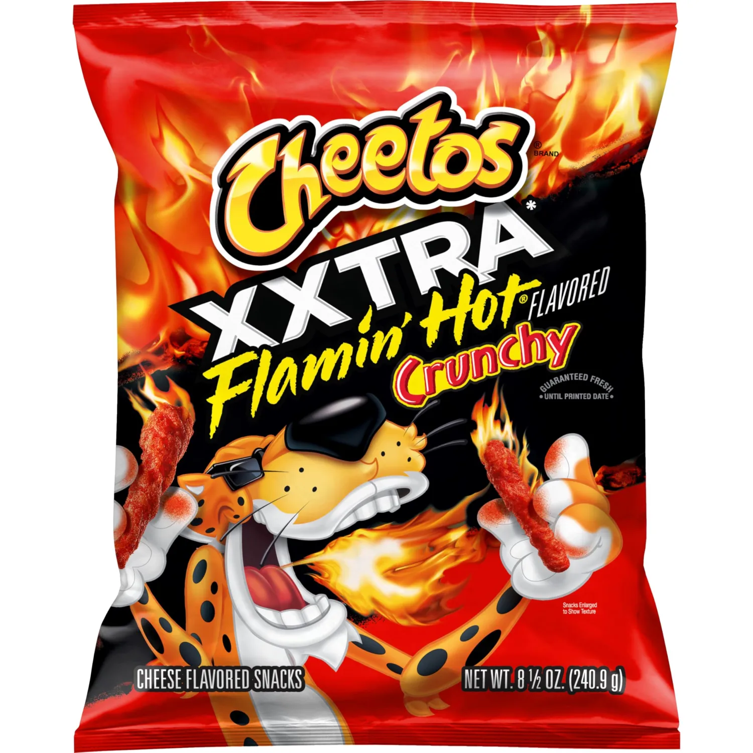Cheetos Xxtra Flamin' Hot Cheese Flavored Snacks, 8.5 Oz