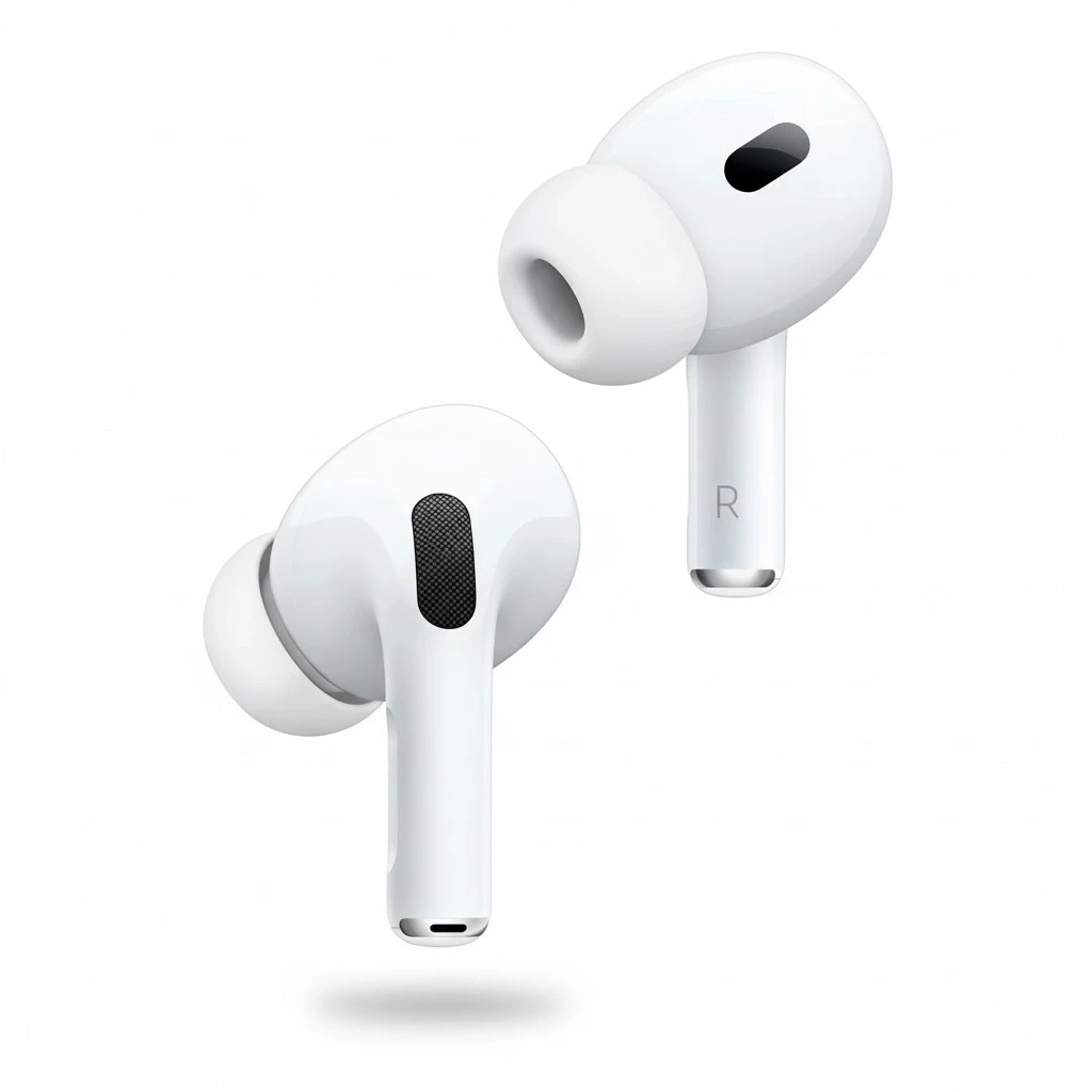 Apple AirPods Pro 2 Wireless Earbuds, Active Noise Cancellation, Hearing Aid Feature, Bluetooth Headphones, Transparency, Personalized Spatial Audio, High-Fidelity Sound, H2 Chip, USB-C Charging