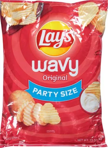 Lay's Potato Chips, Wavy, 13 Oz