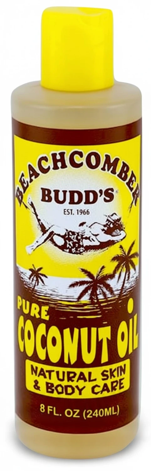 Hawaiian Beachcomber Budd's Pure Scented Coconut Oil 8 Ounce