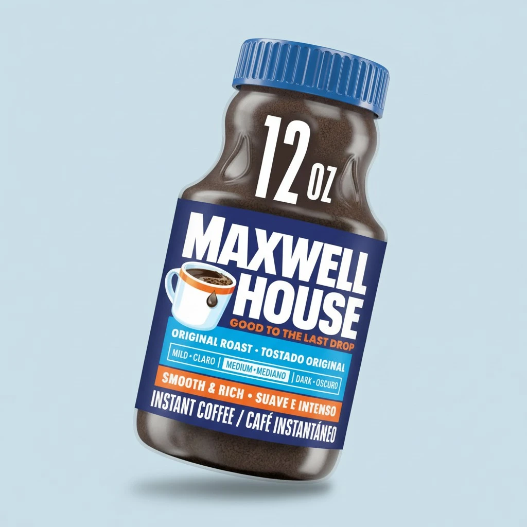 Maxwell House Original Medium Roast Instant Coffee (12 oz Jar)