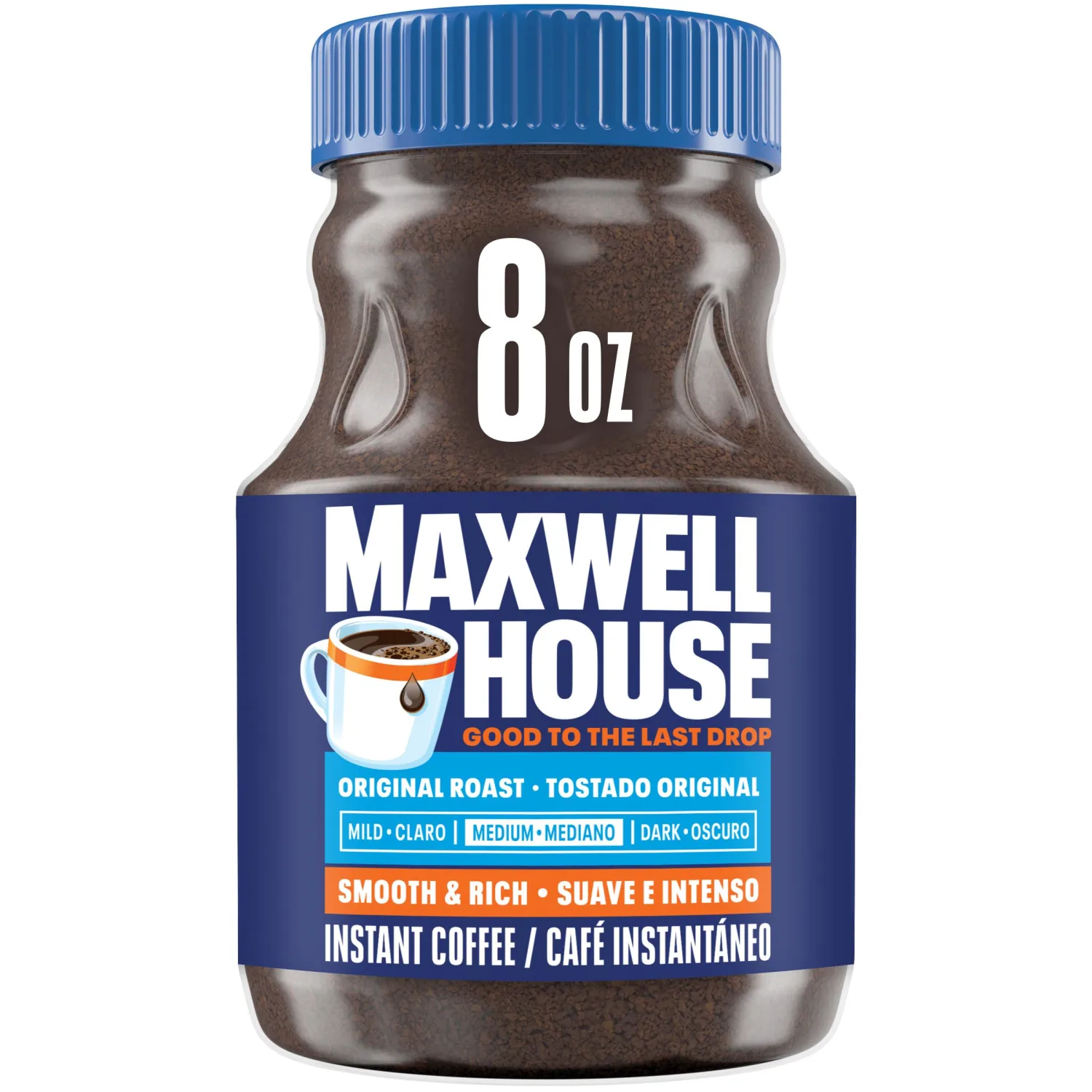 Maxwell House Original Roast Instant Coffee (8 oz Jar)