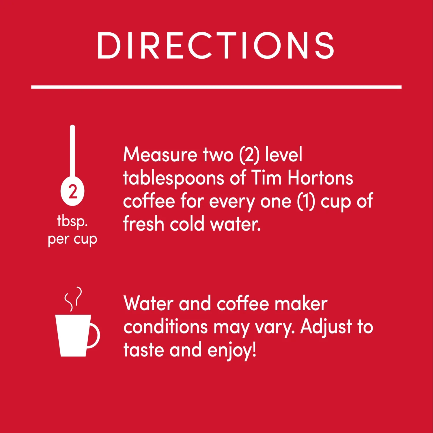 Tim Hortons Original Blend 100% Arabica Ground Coffee Can, 30 Ounces