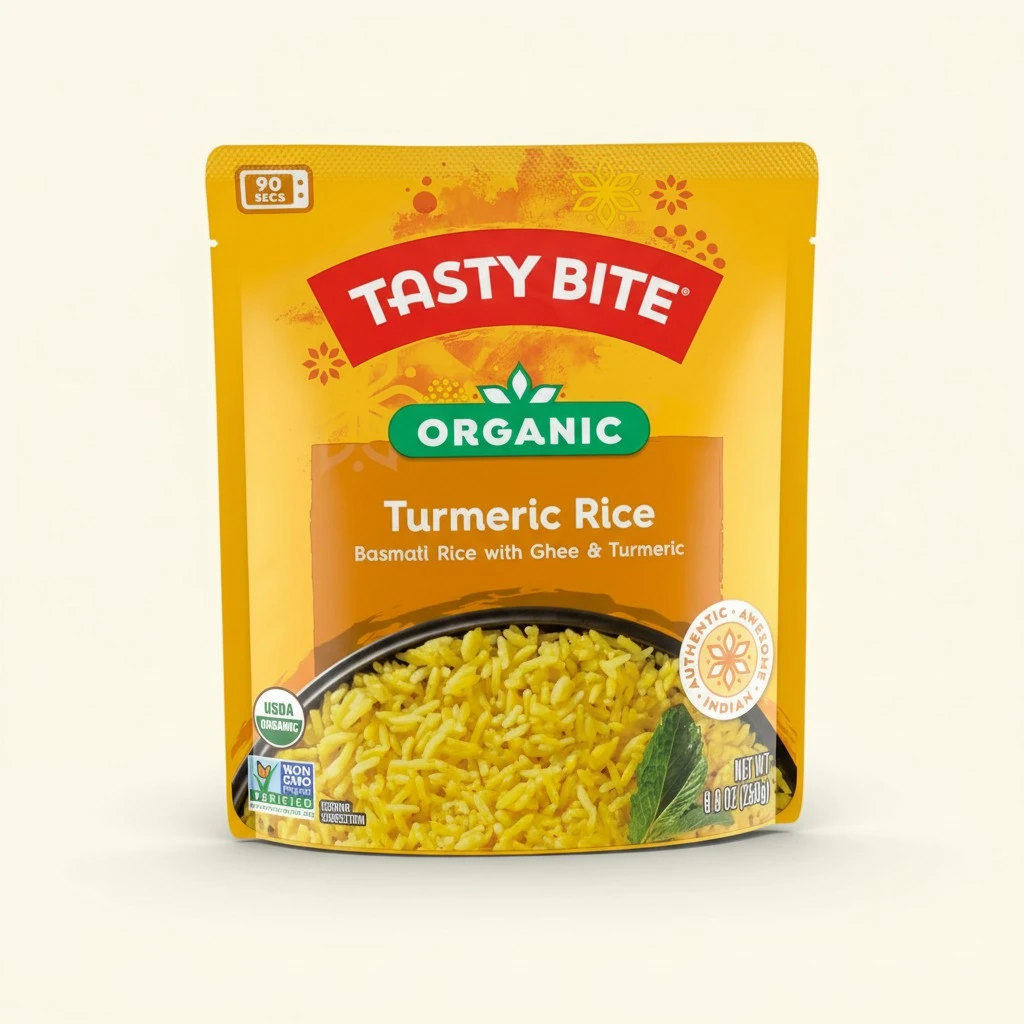 TASTYBITE Organic Turmeric Rice, 8.8 OZ