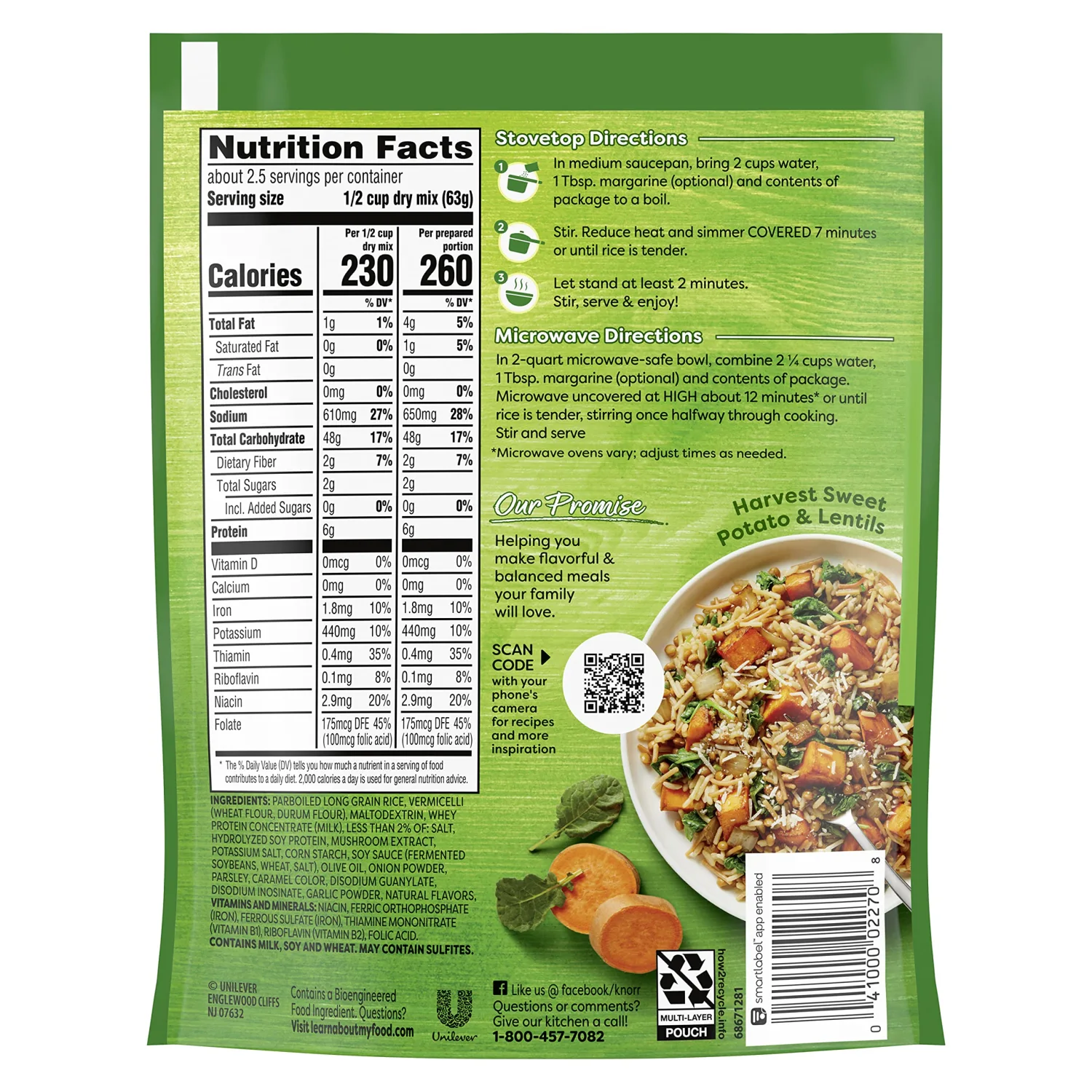 Knorr Rice Sides Dish, Mushroom, 5.5 oz (Pack of 8)