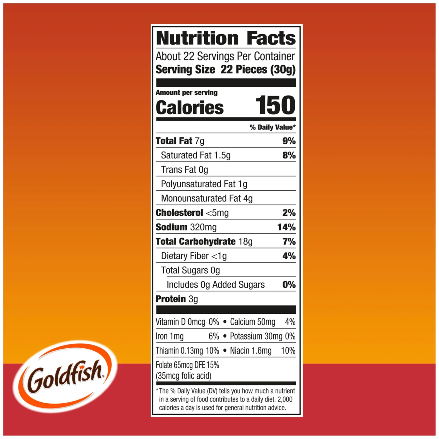 Goldfish Mega Bites, Sharp Cheddar Crackers, 24.3 Oz Carton