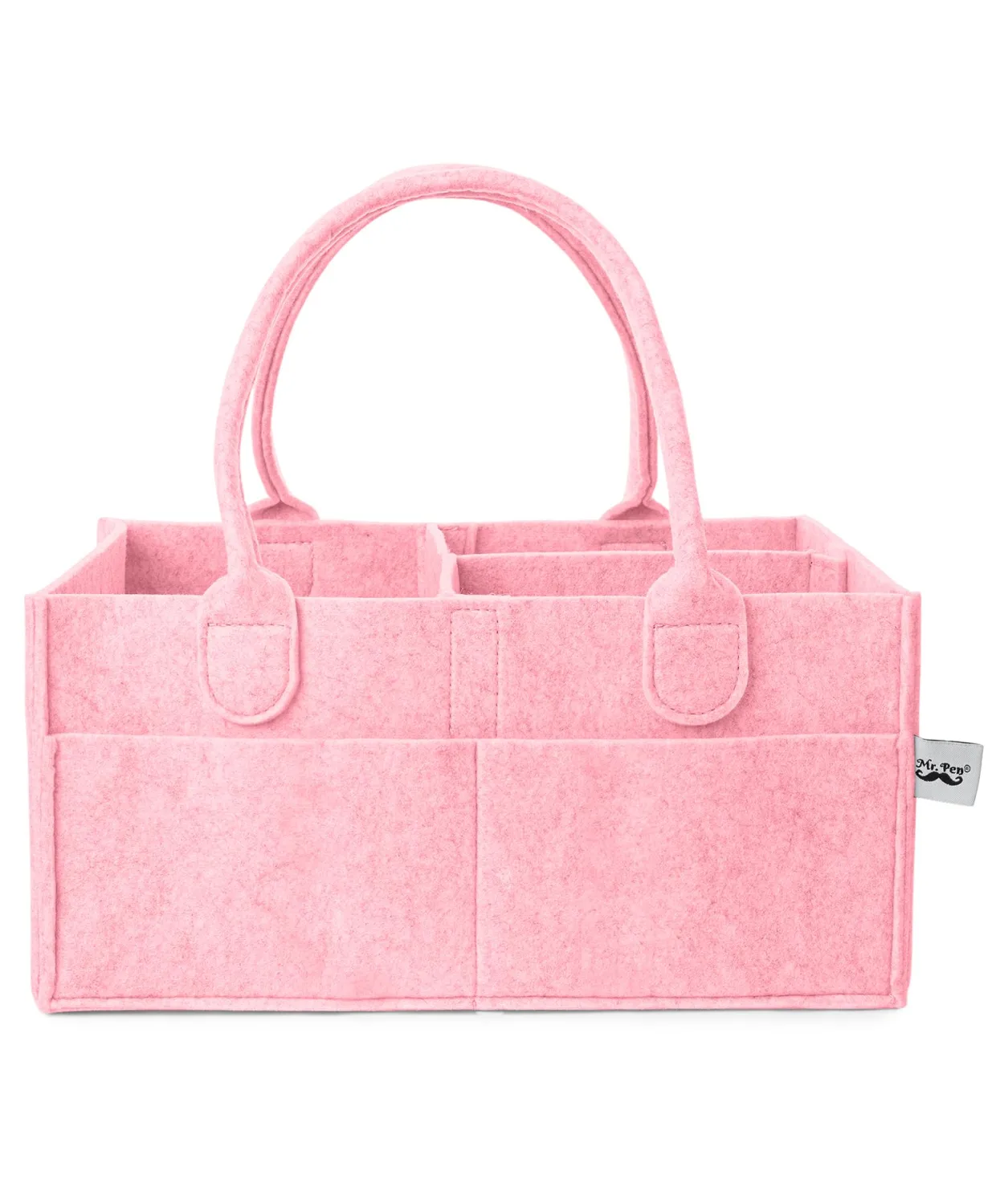 Mr. Pen- Baby Diaper Caddy Organizer, Pink, Baby Organizer, Car Diaper Caddy, Baby Caddy Organizer, Portable Diaper Caddy, Diaper Organizer for Changing Table, Baby Organizer for Nursery