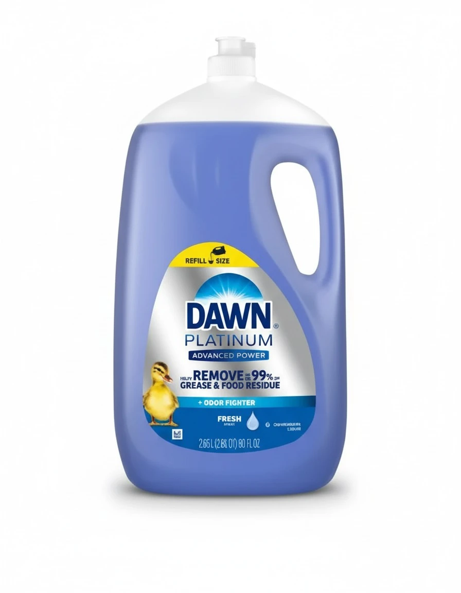 Dawn Platinum Advanced Power Liquid Dish Soap, 90 fl oz
