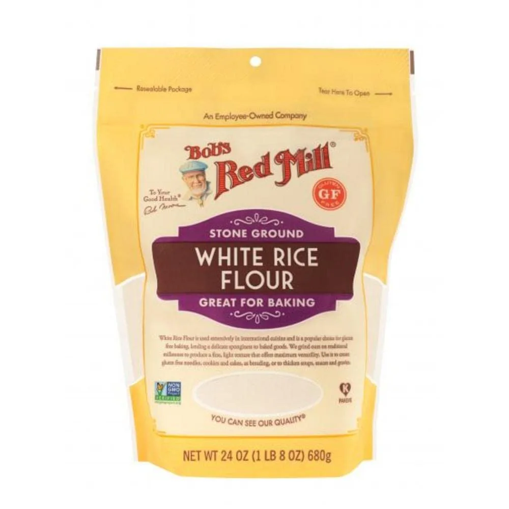 Bob's Red Mill Gluten Free White Rice Flour (24 Ounce (Pack of 2)