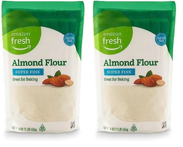Amazon Fresh, Almond Flour, Gluten Free, 16 Oz (Pack of 2)