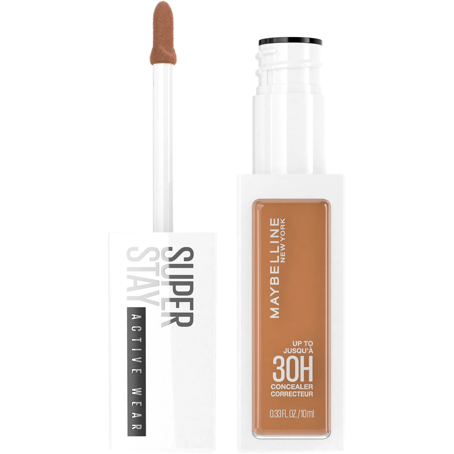 Maybelline Super Stay Liquid Concealer Makeup, Full Coverage Concealer, Up to 30 Hour Wear, Transfer Resistant, Natural Matte Finish, Oil-free, Available in 16 Shades, 42, 1 Count