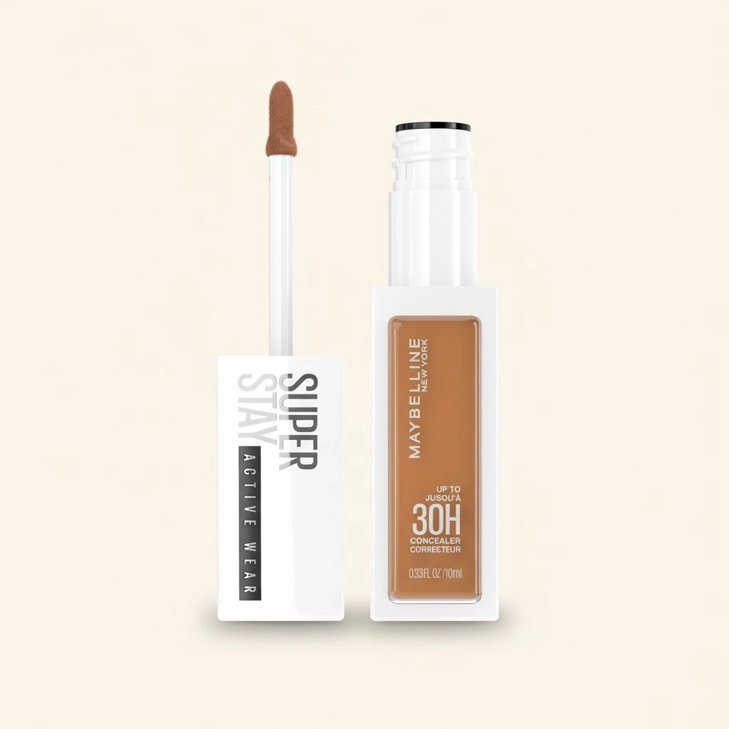 Maybelline Super Stay Liquid Concealer Makeup, Full Coverage Concealer, Up to 30 Hour Wear, Transfer Resistant, Natural Matte Finish, Oil-free, Available in 16 Shades, 42, 1 Count