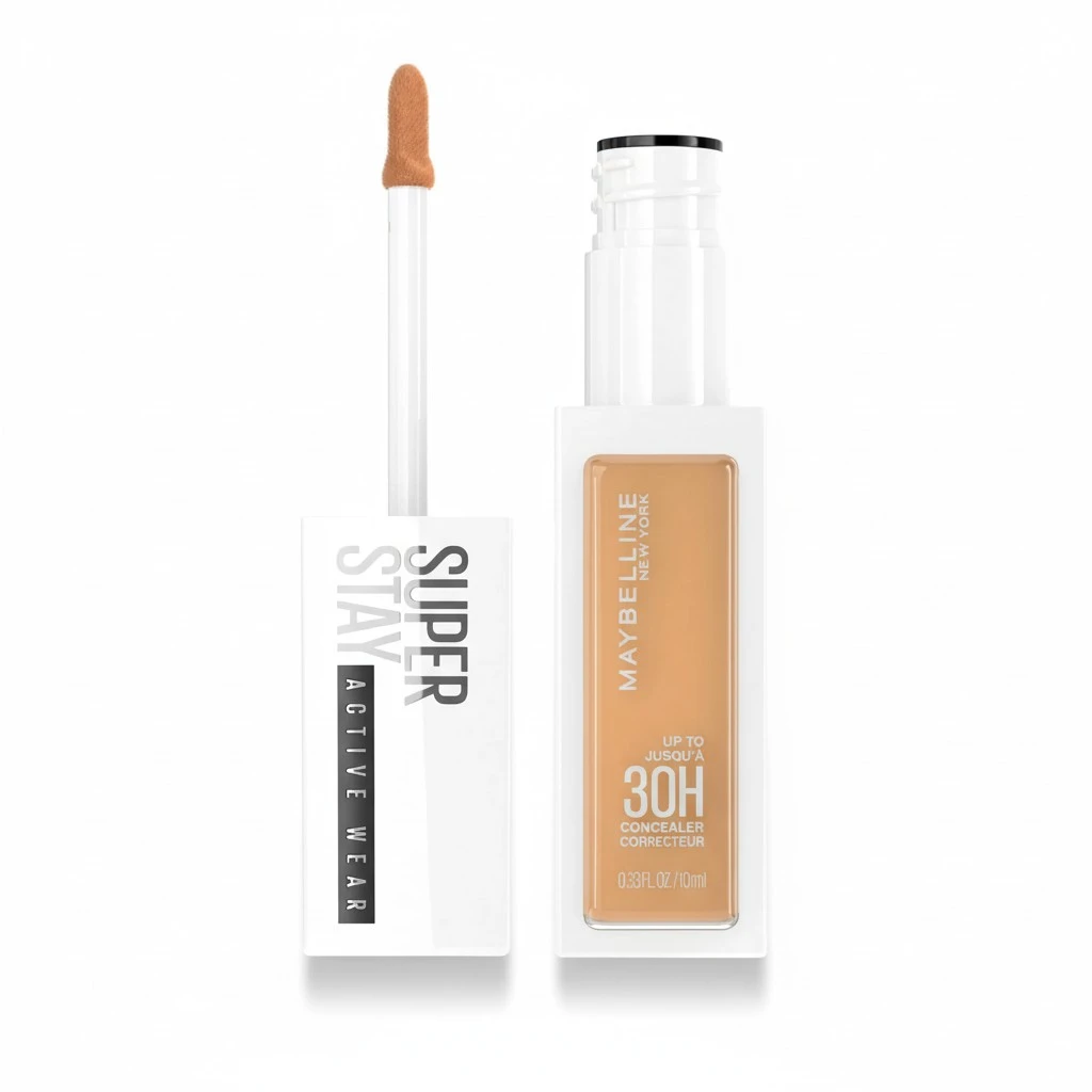 Maybelline Super Stay Liquid Concealer Makeup, Full Coverage Concealer, Up to 30 Hour Wear, Transfer Resistant, Natural Matte Finish, Oil-free, Available in 16 Shades, 30, 1 Count