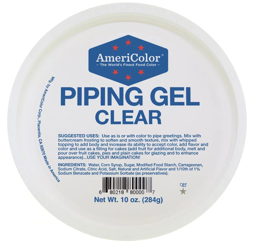 Americolor Premium Piping Gel, Clear, 10 ounce