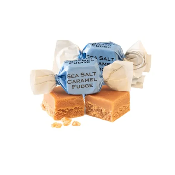 Gardiners of Scotland Handmade Fudge 200g Square Tin, Steven Brown - Lizzie McCoo Salted Caramel Fudge
