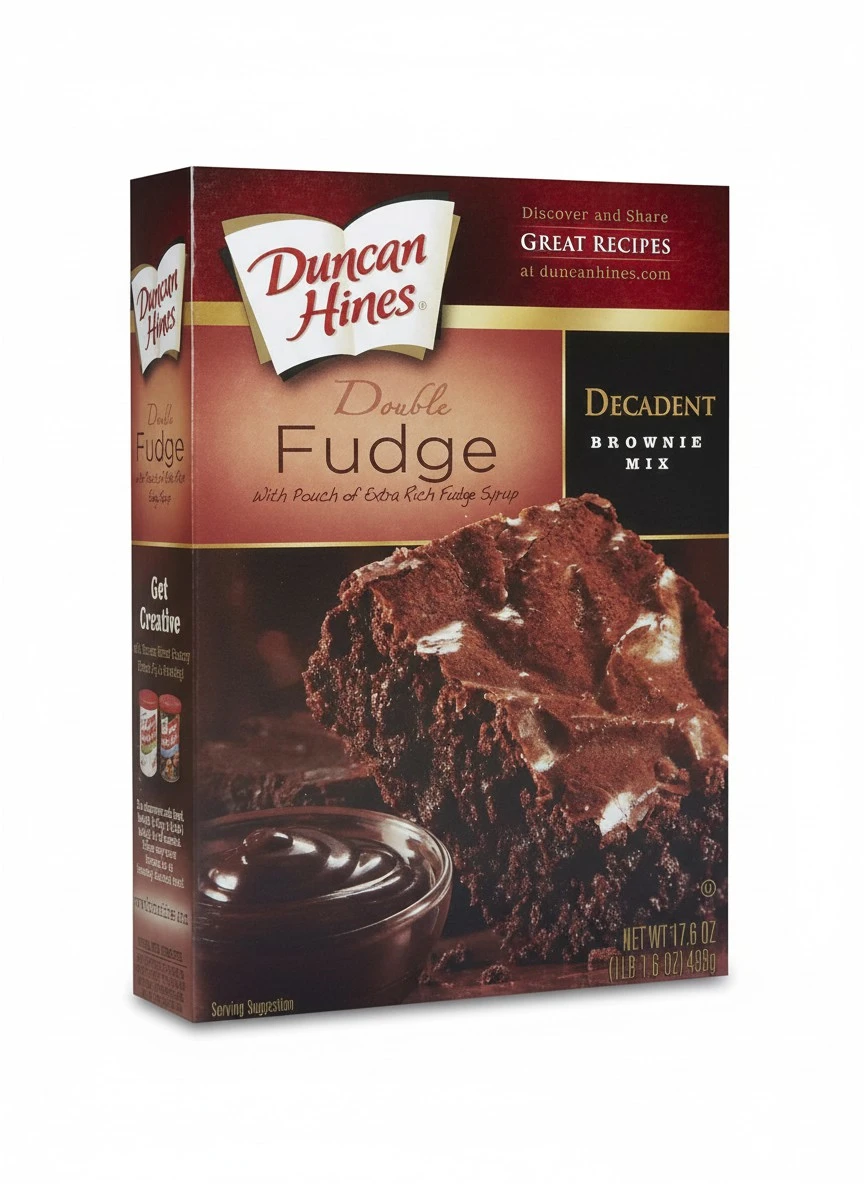 Duncan Hines Decadent Brownie Mix Double Fudge, 17.6 oz