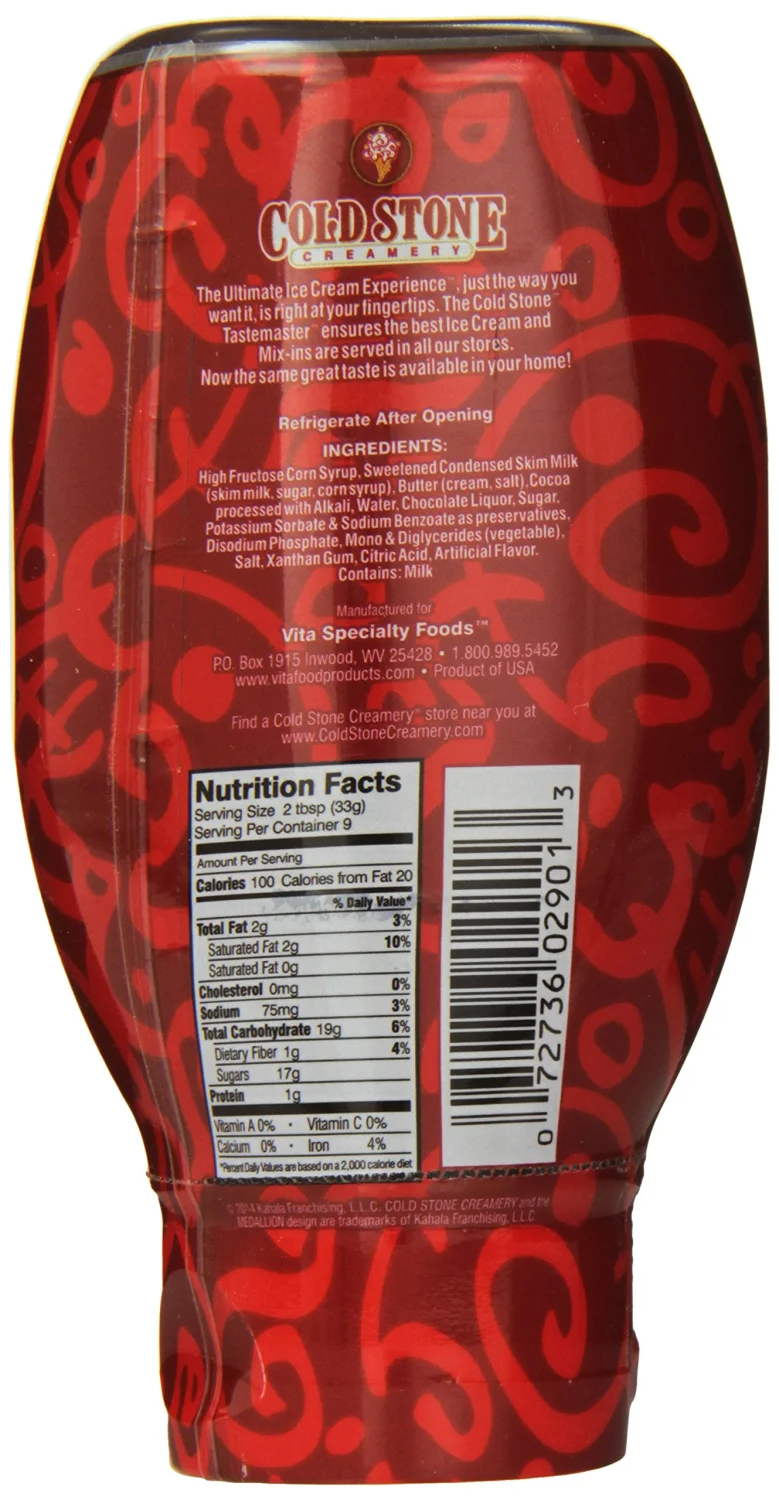 COLD STONE DESSERT TOPPER CHOCOFUDGE