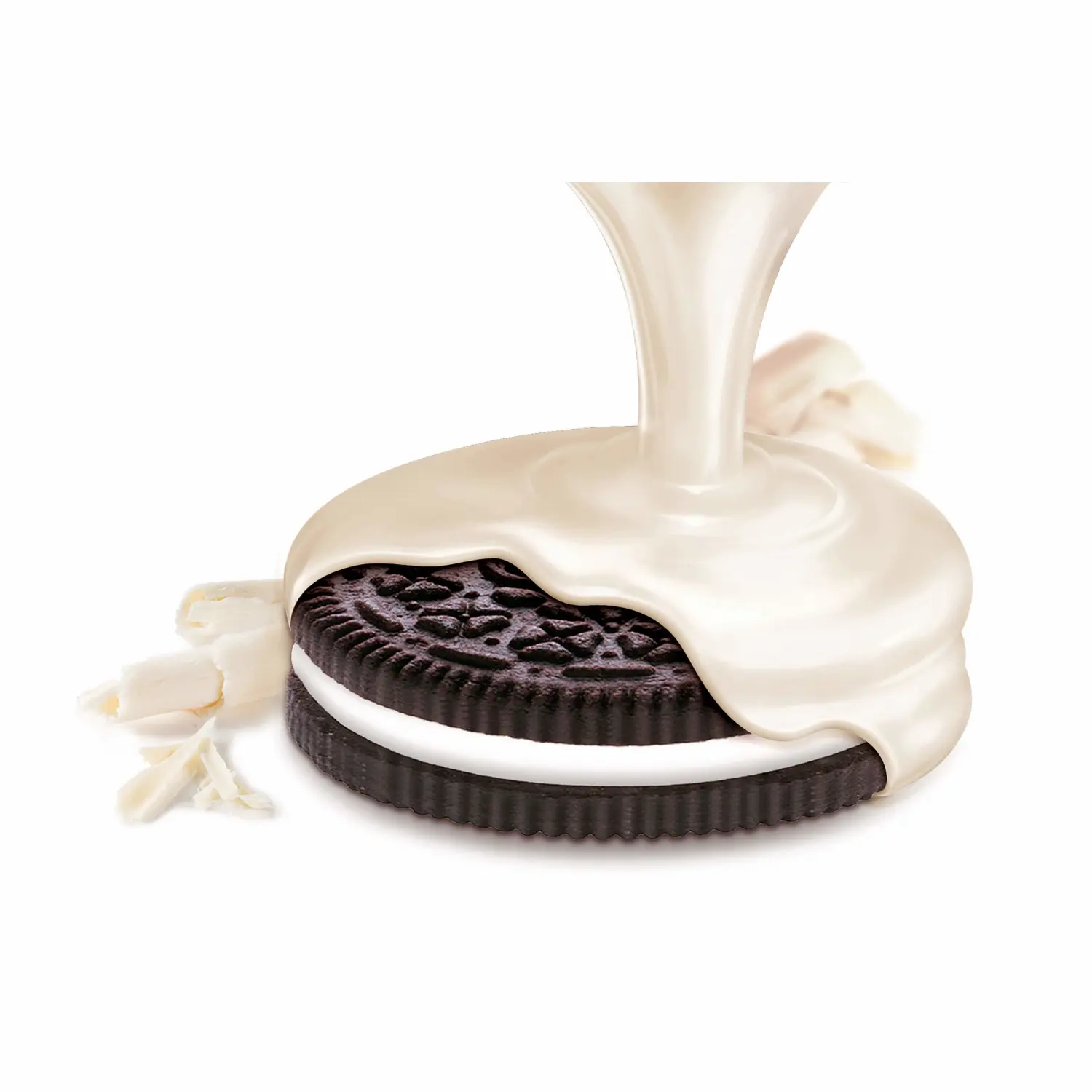 White Fudge Covered OREO Sandwich Cookies, Holiday Edition, 1 - 8.5 oz Pack
