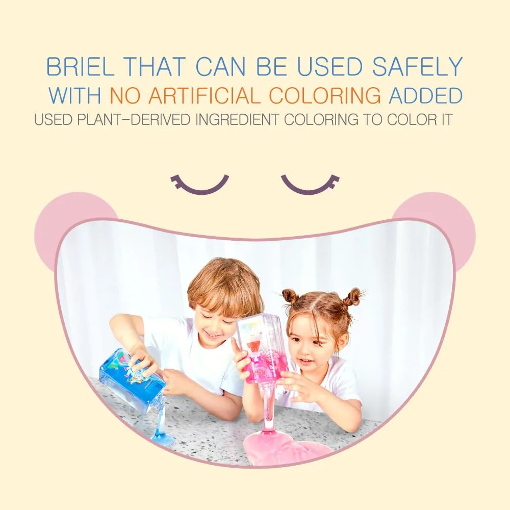 briel Blue Bath Slime 480ml 14.11oz Body Wash Jelly slime Foam Soap Bath