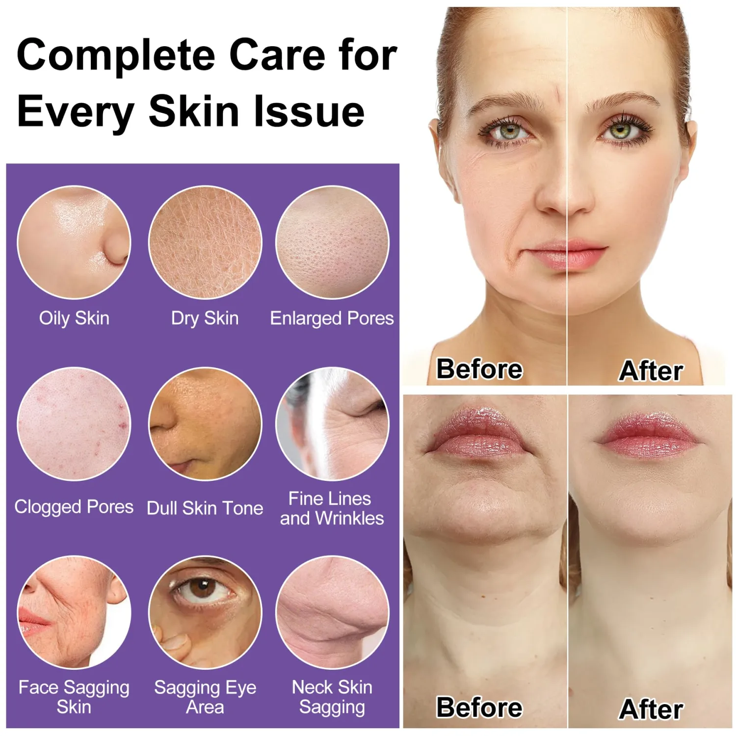 Skin Care Set,Professional Skincare for Women Teens Teenage,Hydrate Smooth Tighten Firm Lift Anti-Aging Facial Skin Care Routine Kit,Travel Skin Care Sets & Kits Products Birthday Valentines Gifts