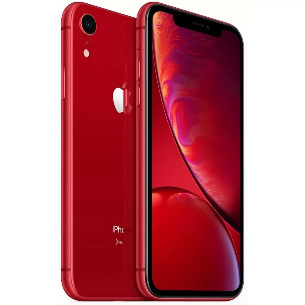 Apple iPhone XR, US Version, 128GB, Red - Unlocked (Renewed)