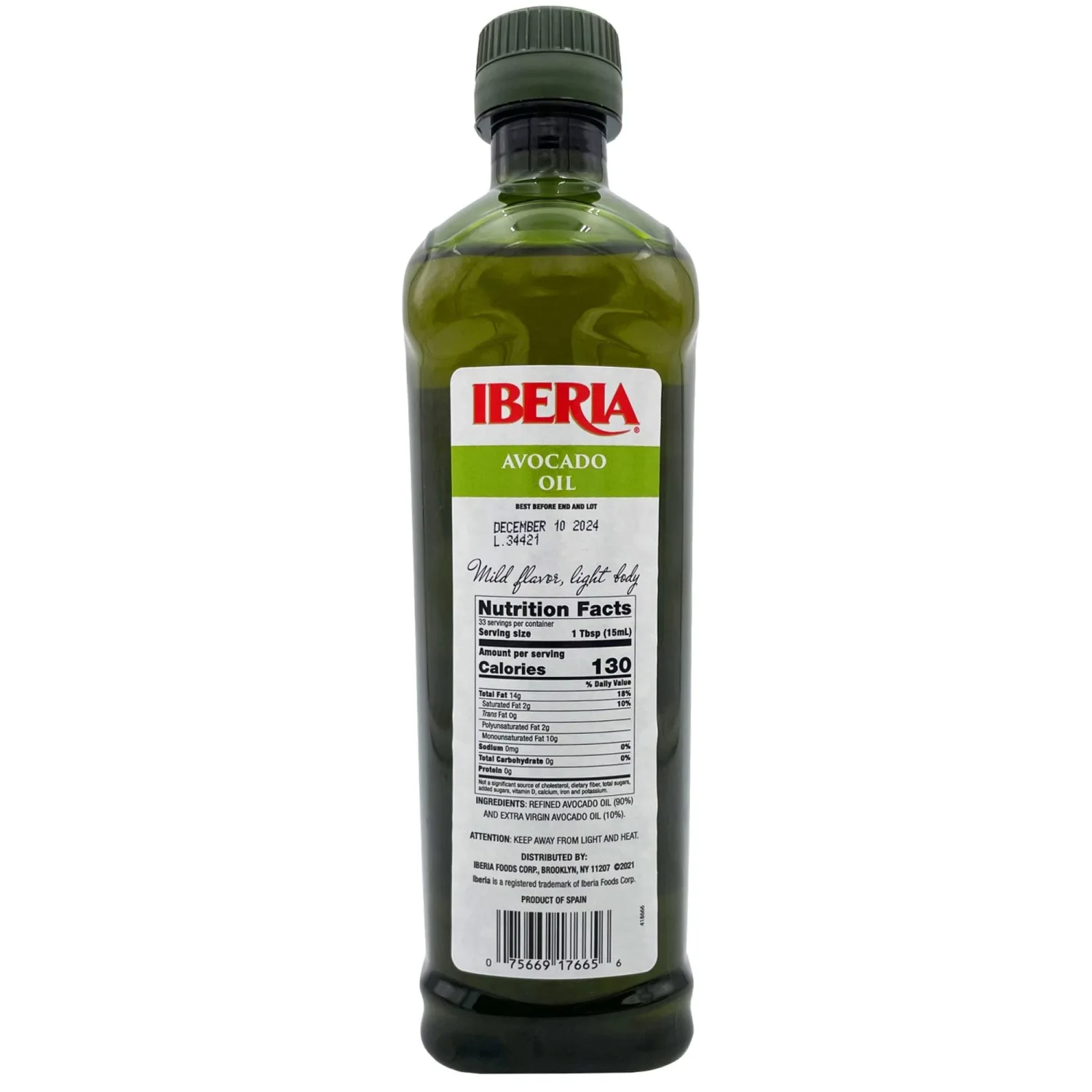 Iberia 100% Pure Avocado Oil, 16.9 fl oz
