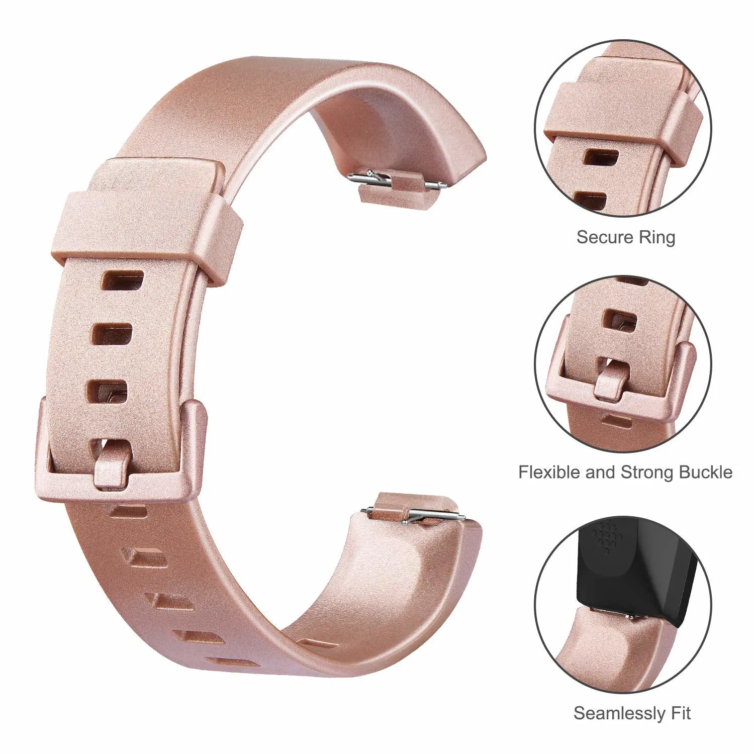 AK Soft TPU Wristbands Compatible with Fitbit Inspire 2/Fitbit Inspire HR/Fitbit Inspire/Fitbit Ace 2 Bands, Sports Waterproof Straps for Fitbit Inspire HR Fitness Tracker