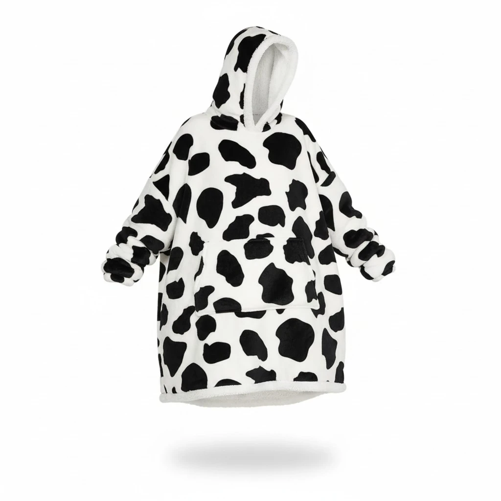 Animal Wearable Blanket Hoodie,Big Oversized sherpa Comfy for Adults Women