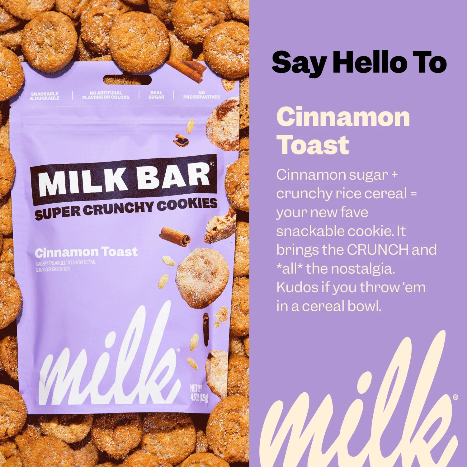 Milk Bar Cinnamon Toast Cookies, 4.5 OZ