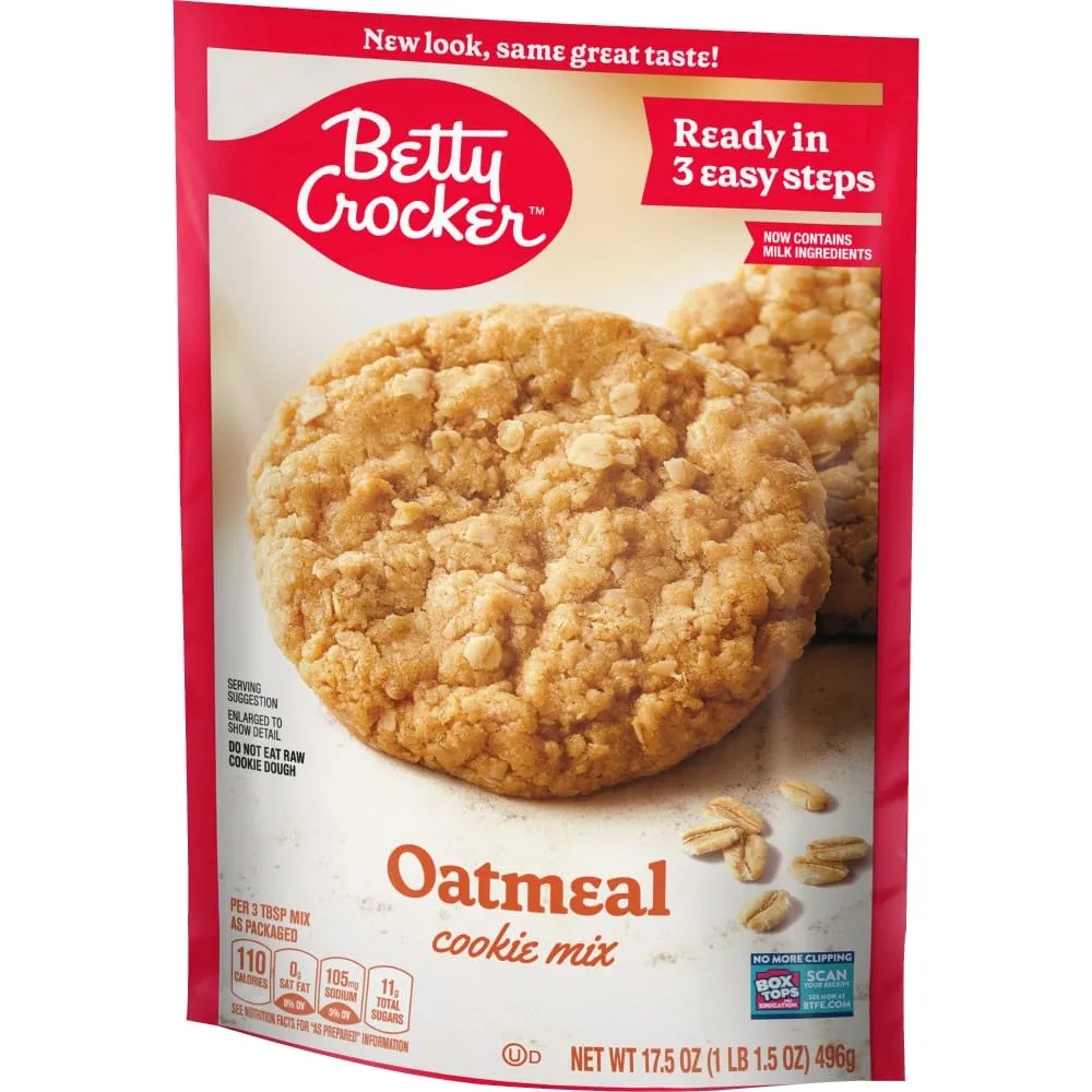 Betty Crocker Oatmeal Cookie Mix - 17.5 oz