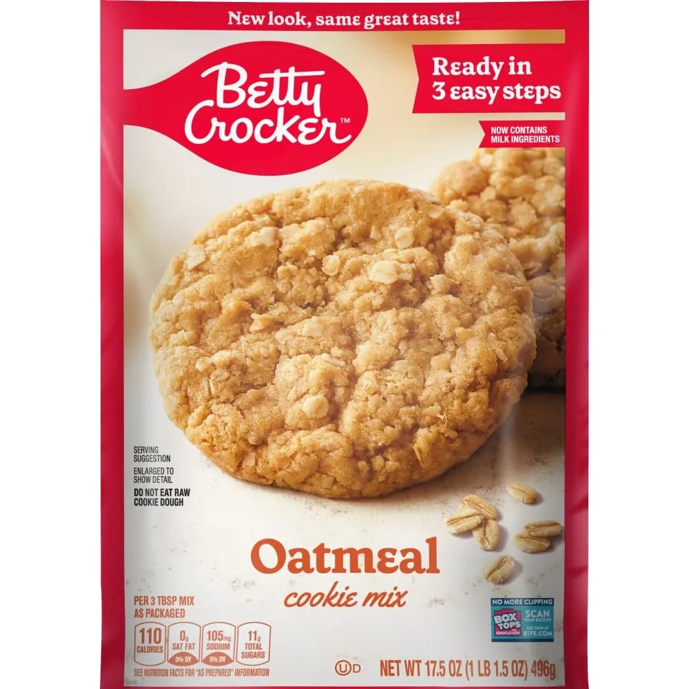 Betty Crocker Oatmeal Cookie Mix - 17.5 oz