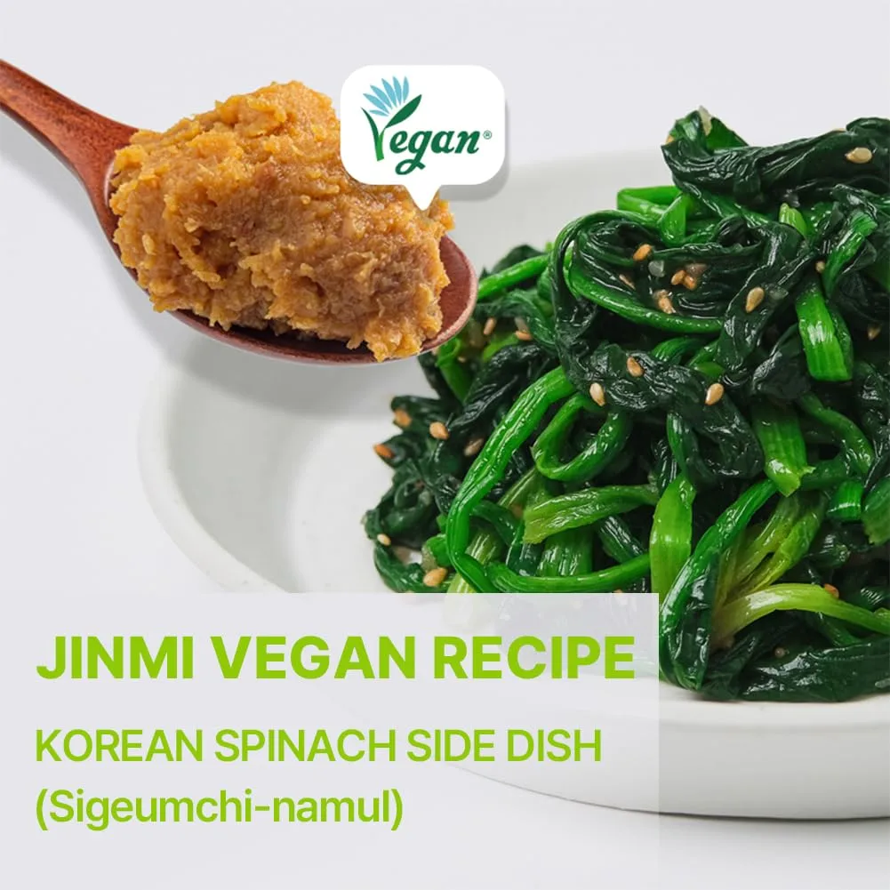 JINMI-GlutenFREE-vegan-Gochujang-soysauce korean tteokbokki, sauce gochujang paste, hot chili sauce, doenjang soybean paste, Seasoned Soybean Paste (10.58 Oz, doenjang)