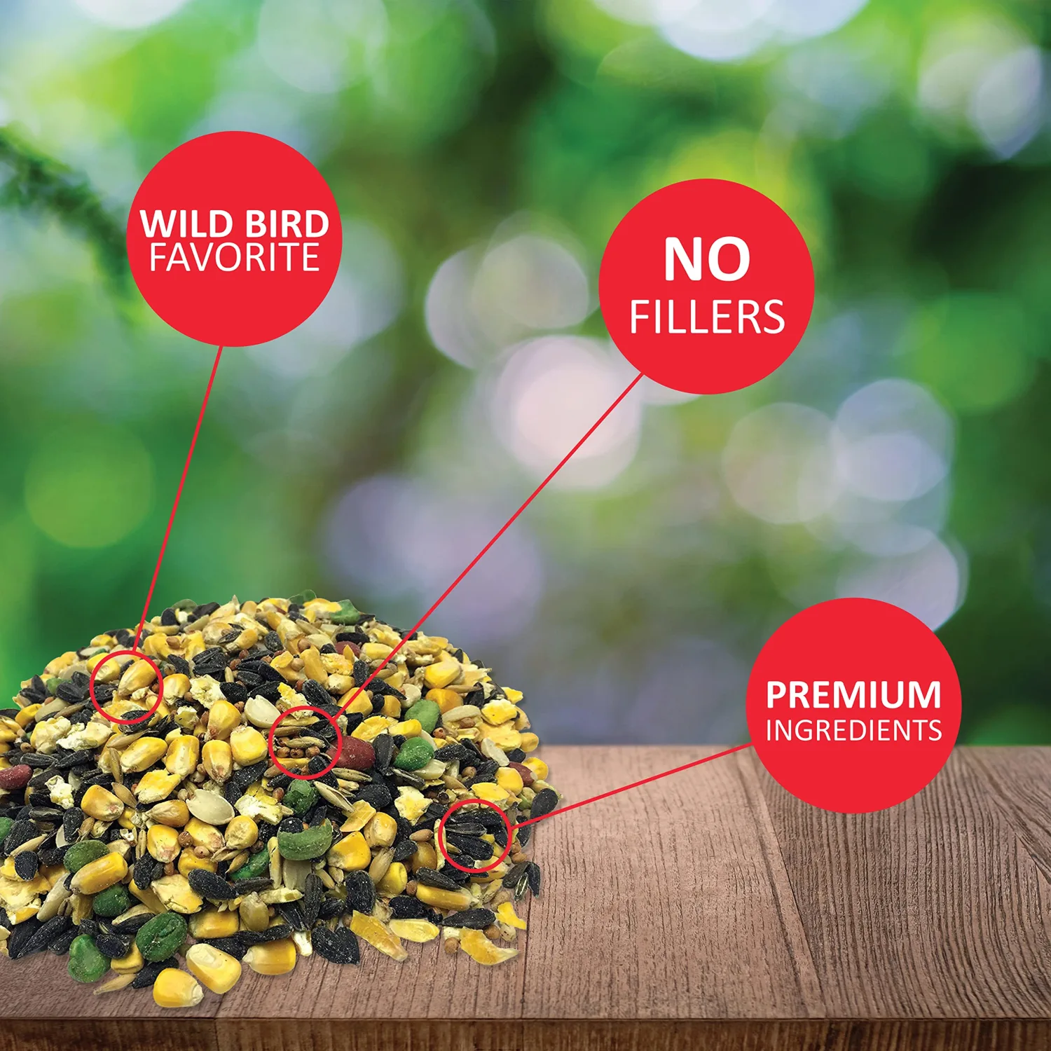 Lyric Wildlife Critter Food for Deer, Squirrels, Turkeys & Rabbits Wild Bird Seed - 10 lb Bag