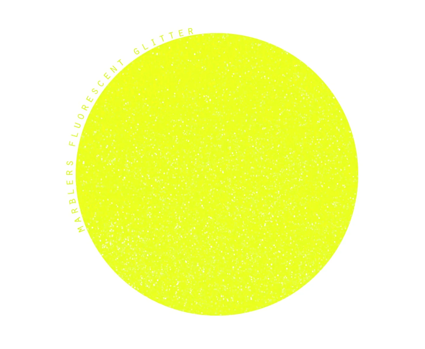 MARBLERS Cosmetic Grade Fine Neon Glitter [Fluorescent Yellow] 0.18oz (5g) | Fine | Non-Toxic | Vegan | Cruelty-Free | Eyeshadow, Nail Polish, Nail Art | Festival, Rave & Party Makeup | Body & Face