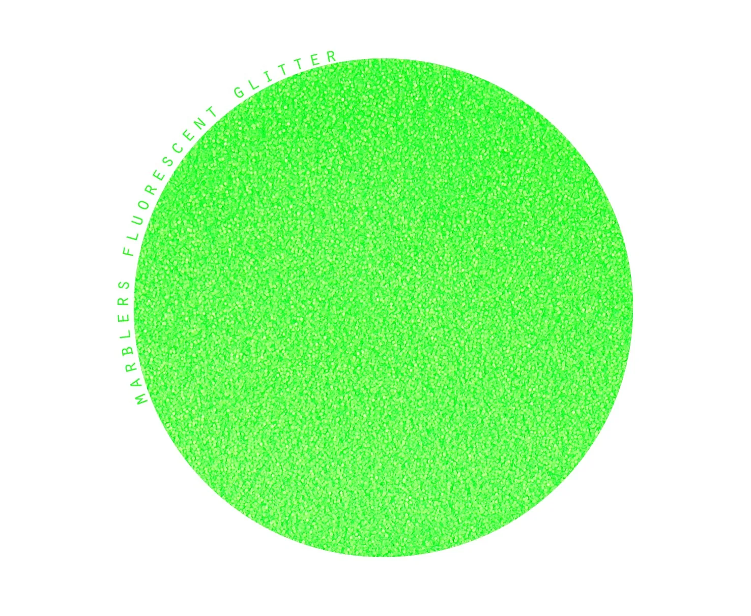 MARBLERS Cosmetic Grade Fine Neon Glitter [Fluorescent Green] 0.18oz (5g) | Fine | Non-Toxic | Vegan | Cruelty-Free | Eyeshadow, Nail Polish, Nail Art | Festival, Rave & Party Makeup | Body & Face