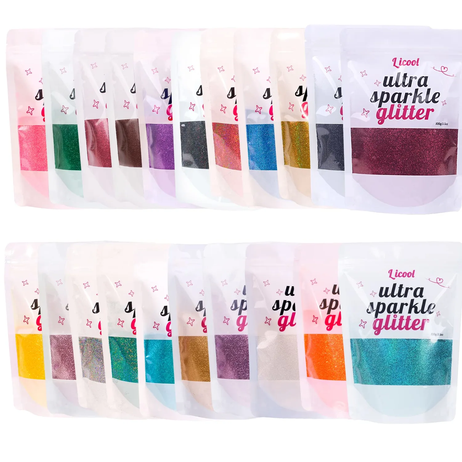 Fine Glitter for Nail Art, 100g/3.5oz Extra Fine Glitter Powder Packs for Epoxy Resin Art, Craft Glitter for Tumblers Candle Slime Making, Festival Body Face Eyeshadow Nail Glitter (Purple)