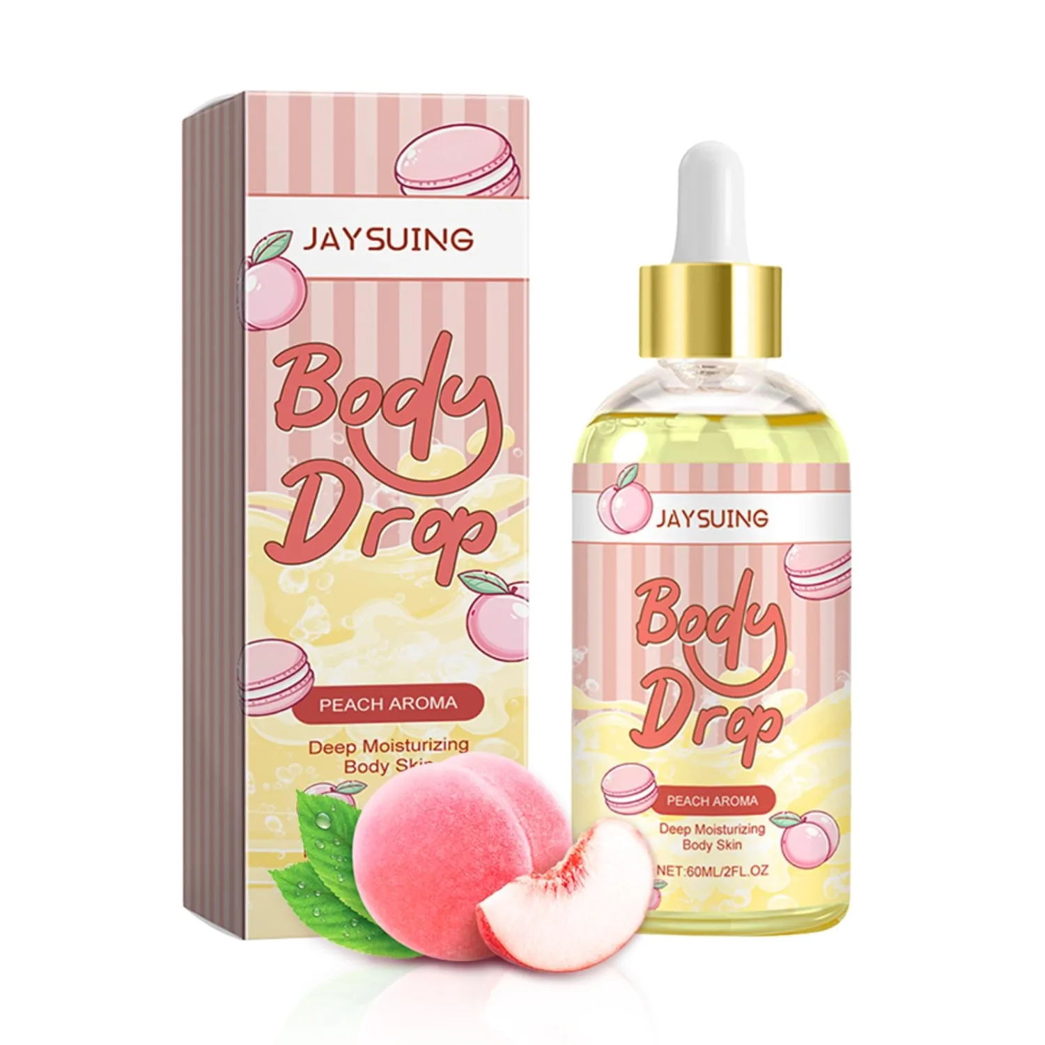 Body Oils for Women - Body Oil After Shower - Essential Oils for Skin - Jojoba Oil Organic Almond Oil for Skin - Body Skin Care Products for Dry Skin with Peach Fruit Extract,Moisturizing,Nourish,Firm