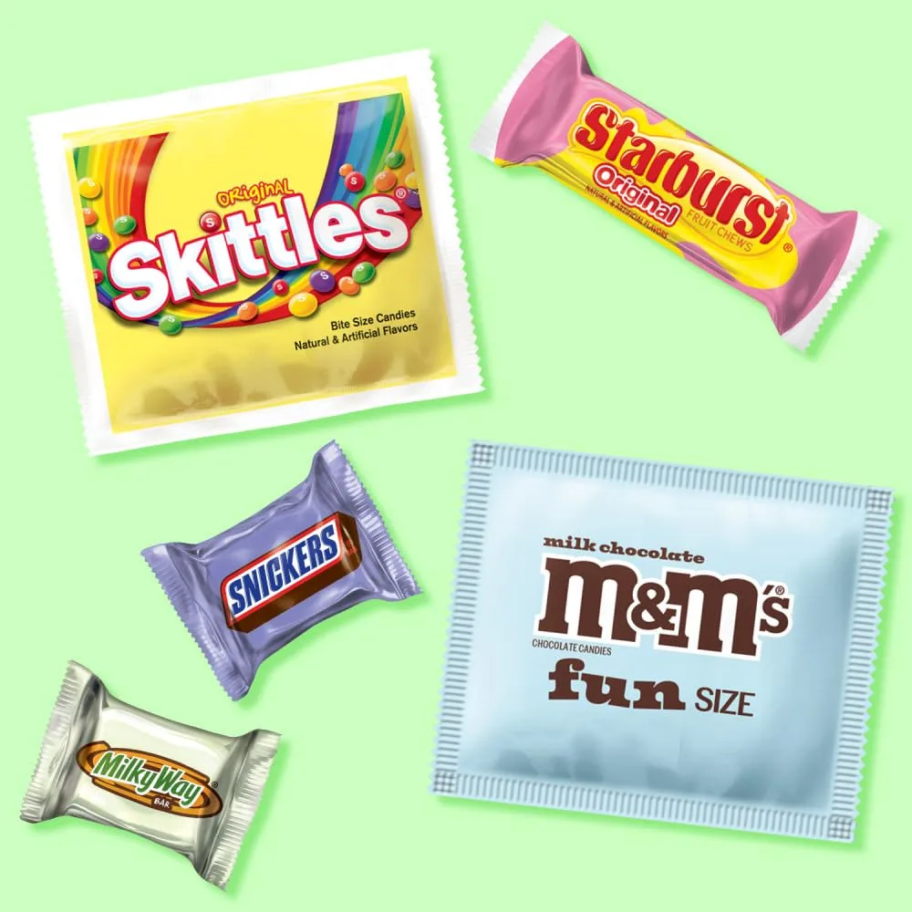 Mars M&M'S, SKITTLES & More Easter Candy Easter Basket Stuffers Variety Pack, 120 Ct Bulk Bag