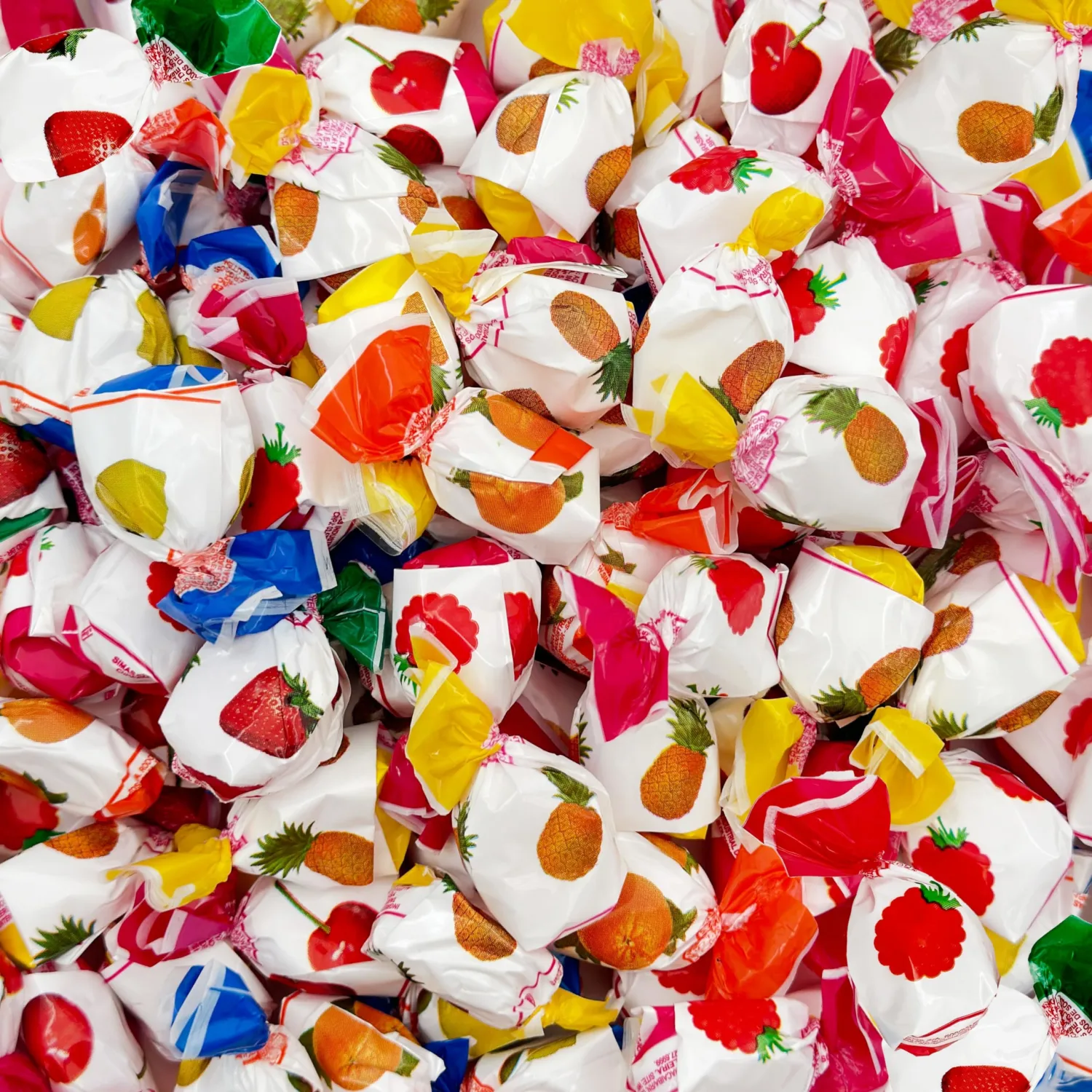 Fruit Filled Hard Candy - 2 Pound Bulk Pack (About 150 Count) - Assorted Flavors Bon Bons