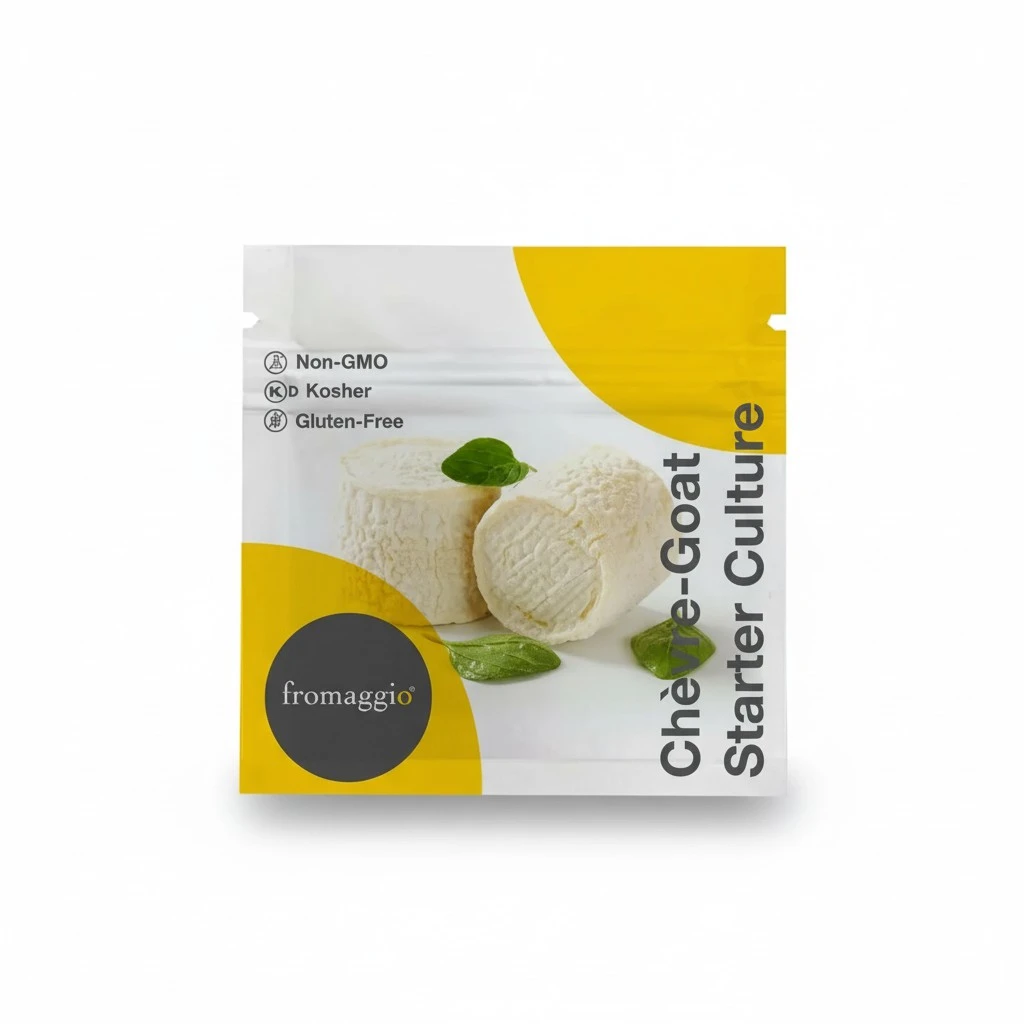 Fromaggio Chèvre Goat Cheese Starter Culture – Premium Culture for Soft Goat Cheese & Fresh Cheeses | Vegetarian, Non-GMO, Kosher, Gluten-Free. Ideal for Creamy Chèvre & More