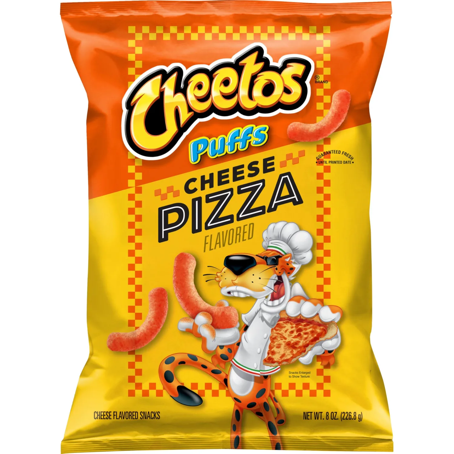 Cheetos Puffs, Cheese Pizza, 8 oz Bag