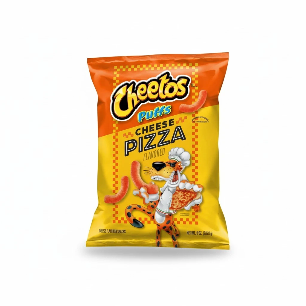 Cheetos Puffs, Cheese Pizza, 8 oz Bag